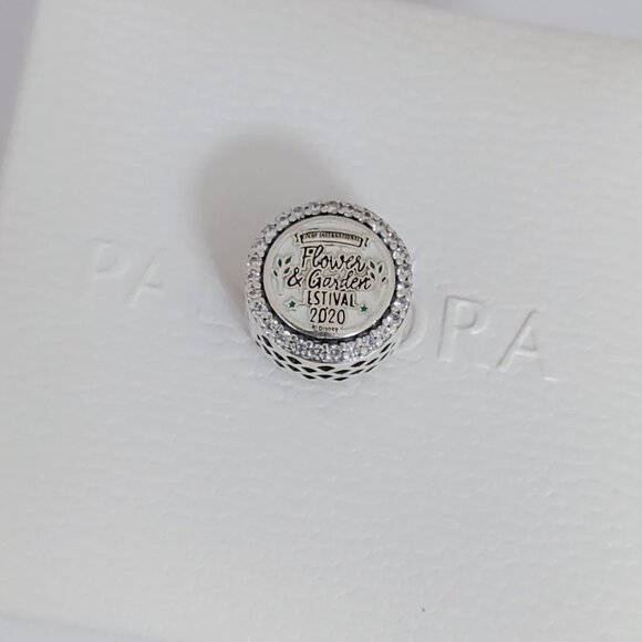 Pandora Disney Charm Minnie Mouse - Epcot Flower & Garden Festival Bead S925 ALE - Picture 2 of 5